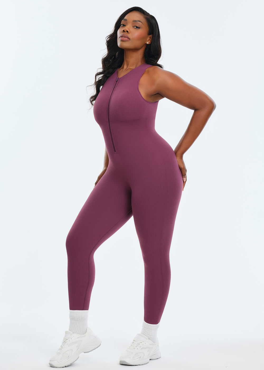 Front Zip Jumpsuit