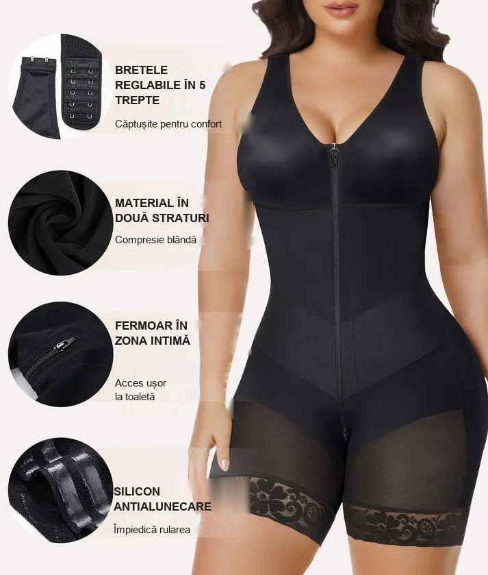 V-Shaped® Body Modelator Integral cu Control Abdominal Intensificat